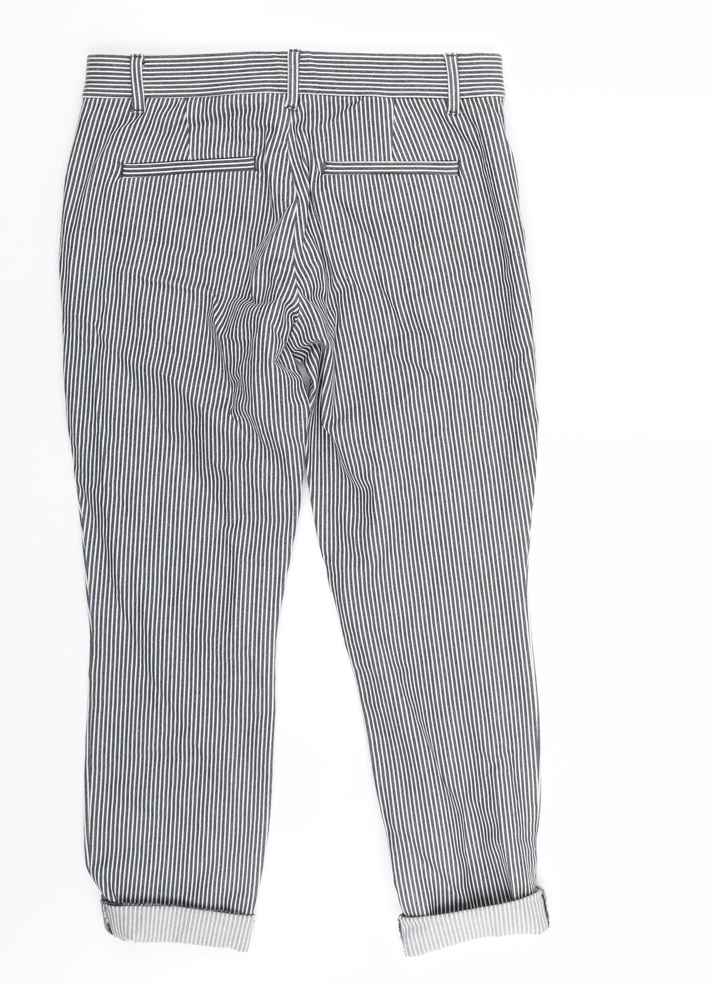 Gap Womens Blue Striped  Trousers  Size 4 L23 in