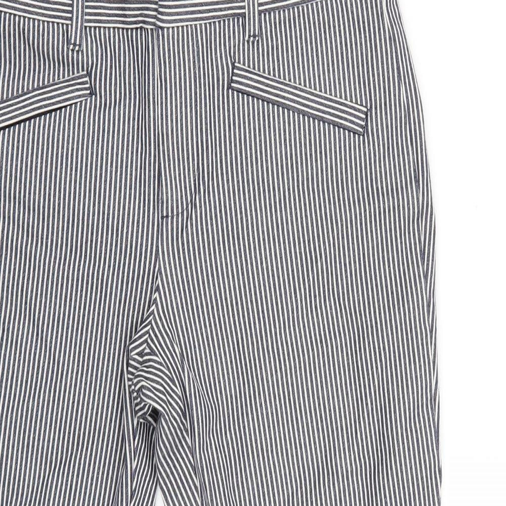 Gap Womens Blue Striped  Trousers  Size 4 L23 in