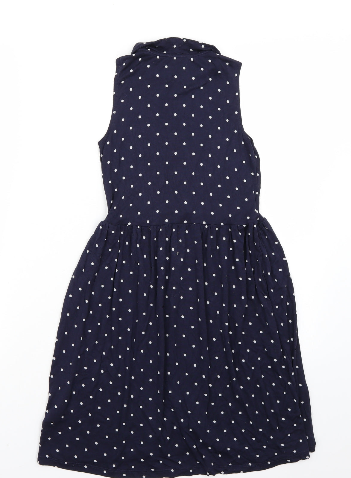 H&M Girls Blue Polka Dot  A-Line  Size 8 Years