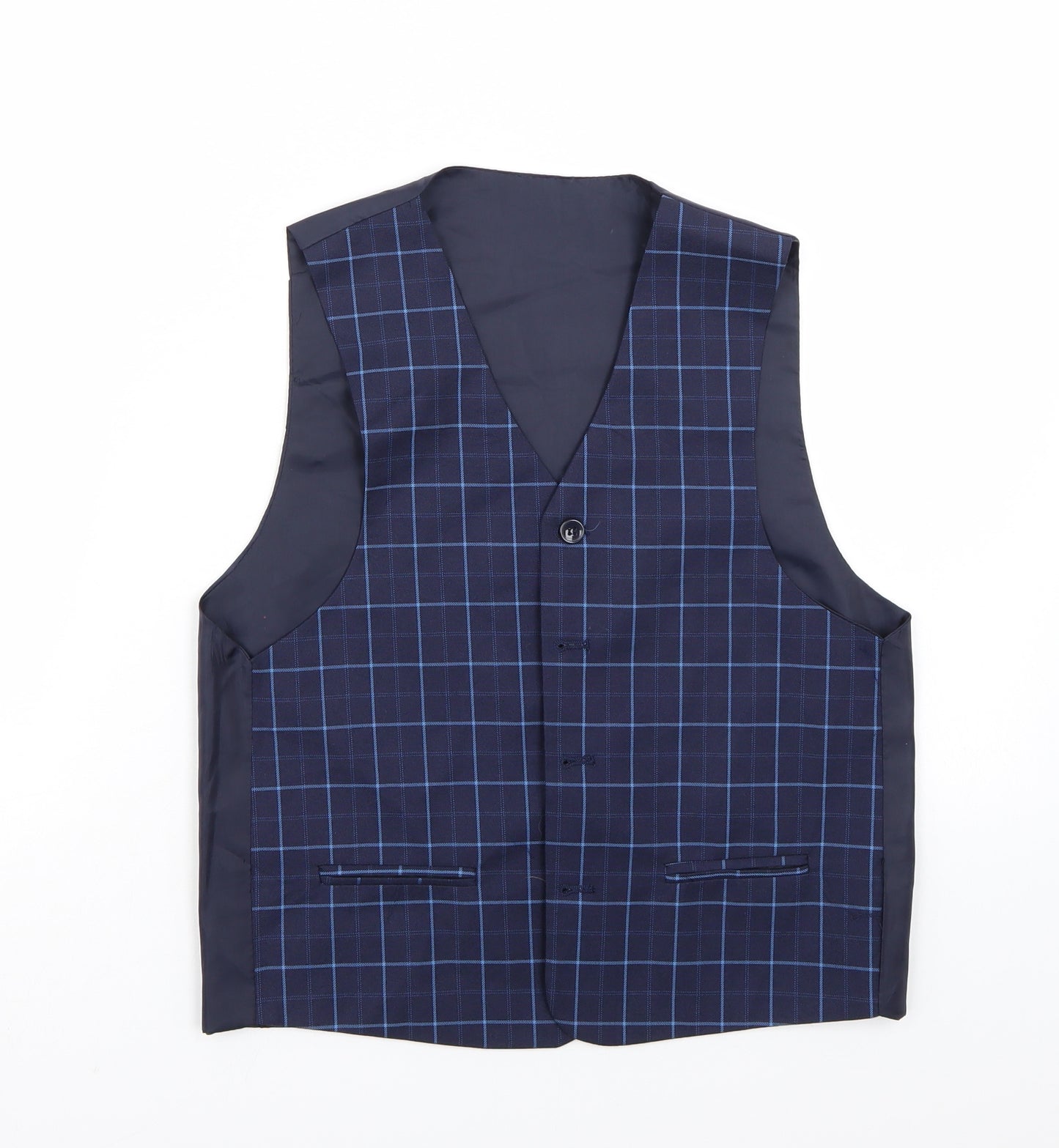 Preworn Womens Blue   Jacket Waistcoat Size 14