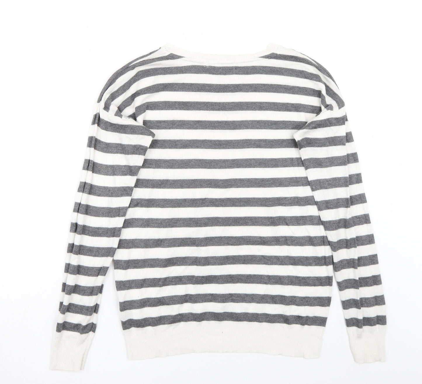 Primark Womens Green Striped  Pullover Jumper Size 12