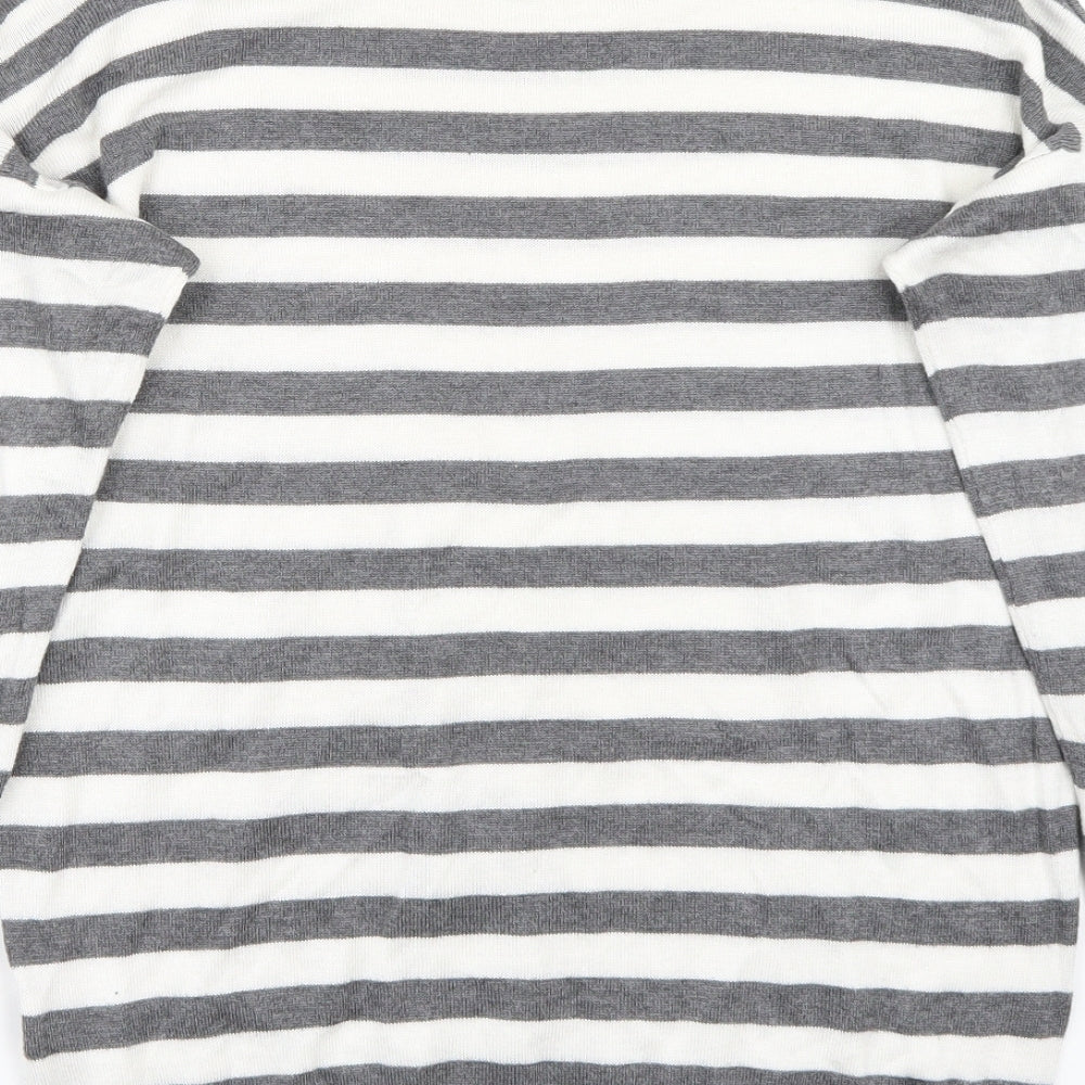 Primark Womens Green Striped  Pullover Jumper Size 12