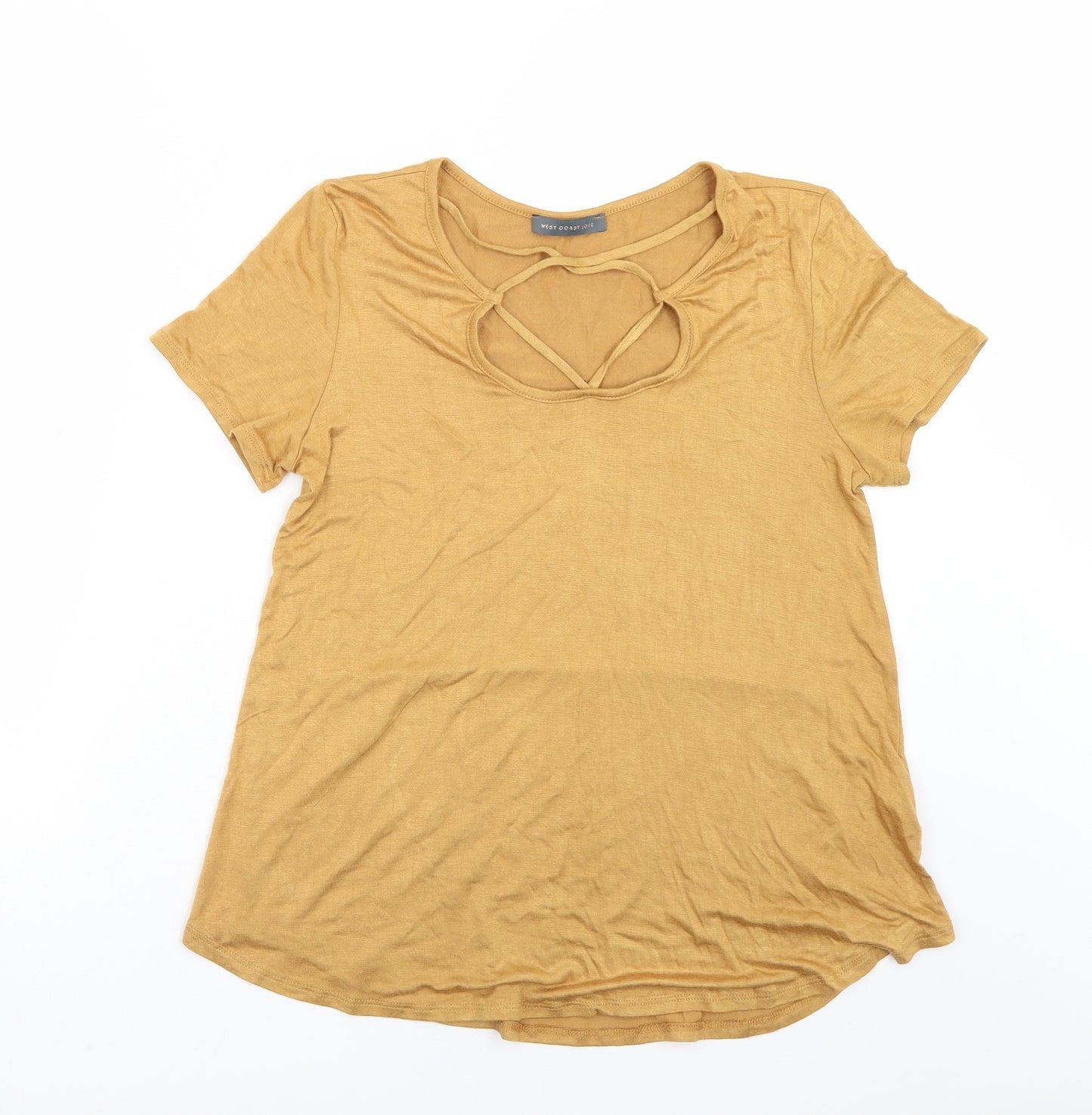 west coast love Mens Brown    T-Shirt Size L