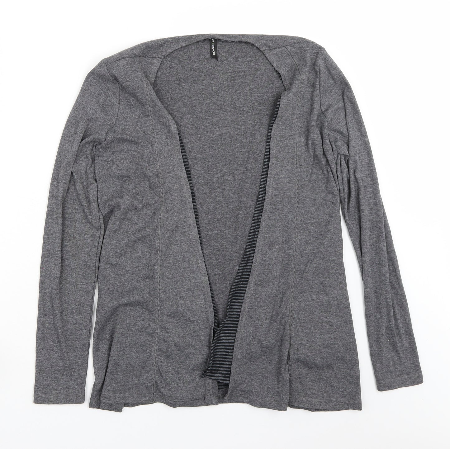 Marks and Spencer Womens Grey   Cardigan Jumper Size 10