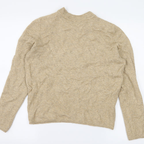 H&M Womens Brown  Knit Pullover Jumper Size M