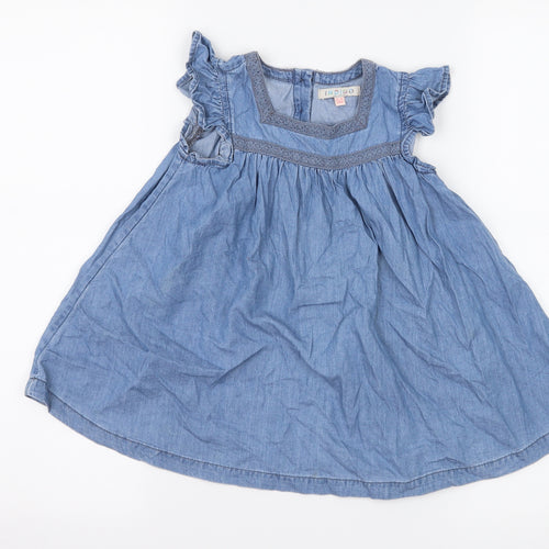 Indigo Girls Blue  Denim A-Line  Size 3-4 Years
