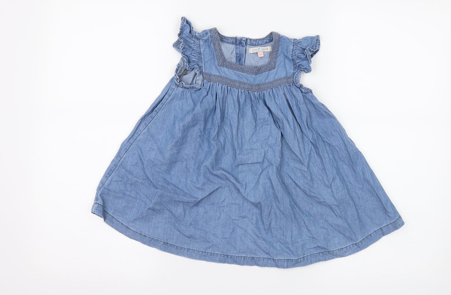 Indigo Girls Blue  Denim A-Line  Size 3-4 Years