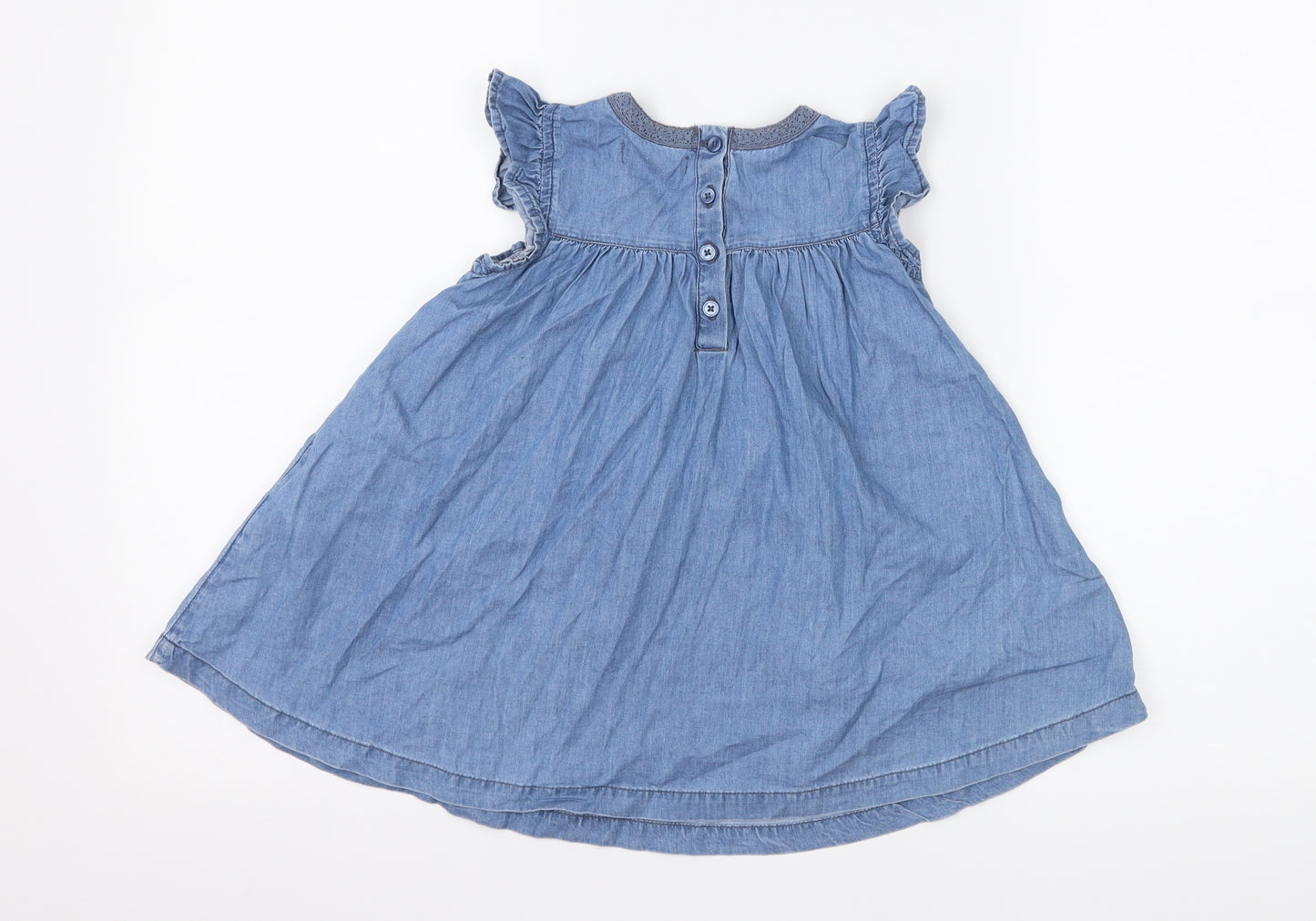 Indigo Girls Blue  Denim A-Line  Size 3-4 Years