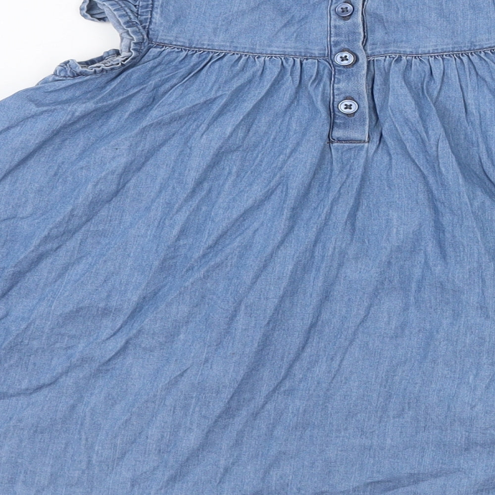Indigo Girls Blue  Denim A-Line  Size 3-4 Years