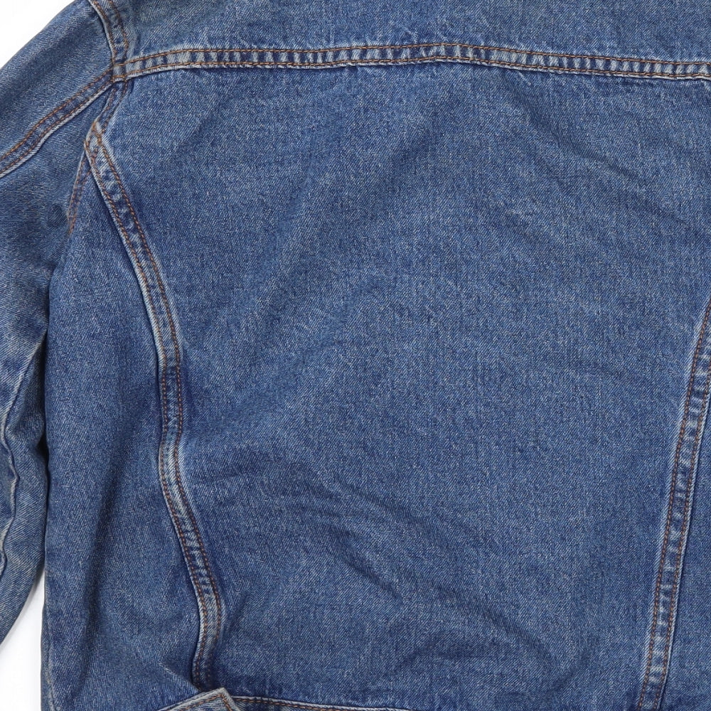 Boohoo Womens Blue  Denim Jacket  Size 6