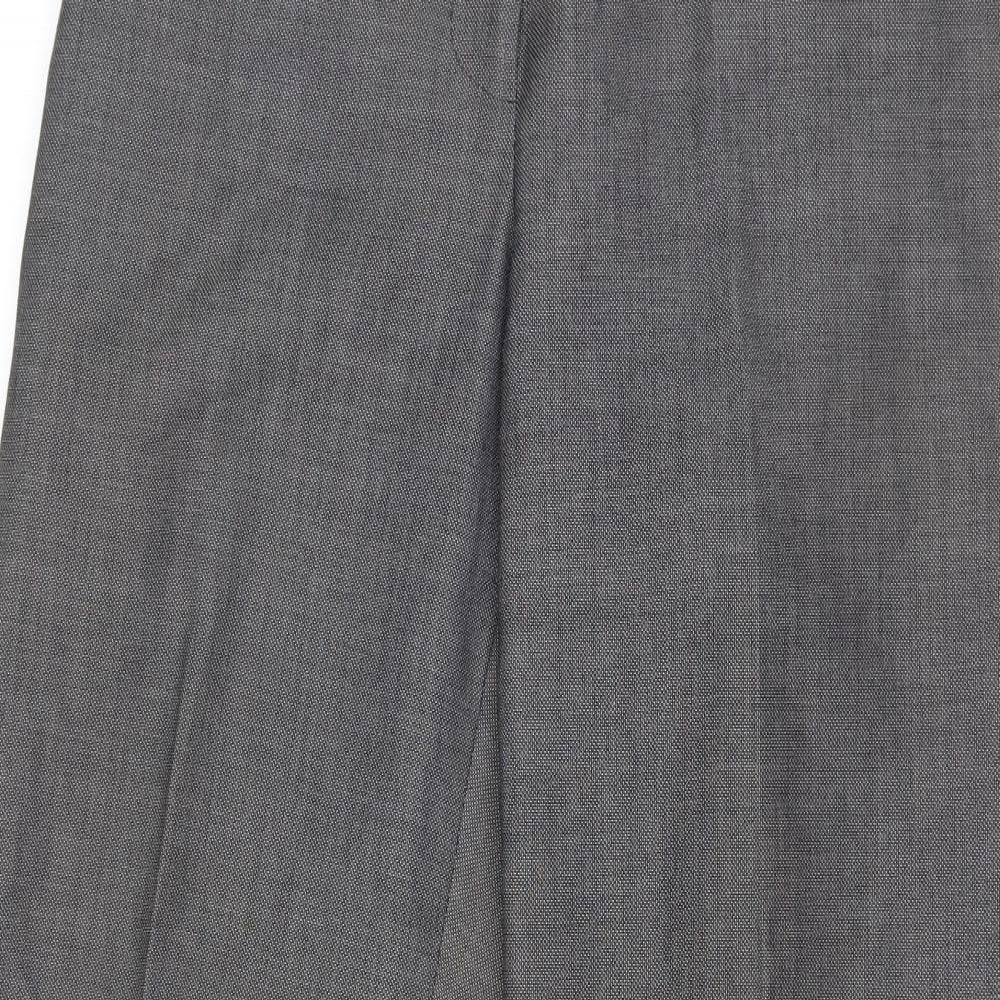 Liz Claiborne Womens Grey   Trousers  Size 6 L30 in