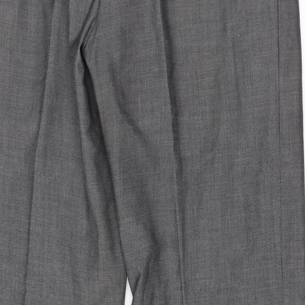 Liz Claiborne Womens Grey   Trousers  Size 6 L30 in