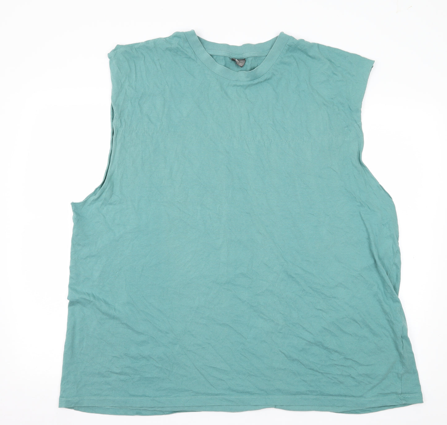 ASOS Mens Blue  Jersey  T-Shirt Size 3XL