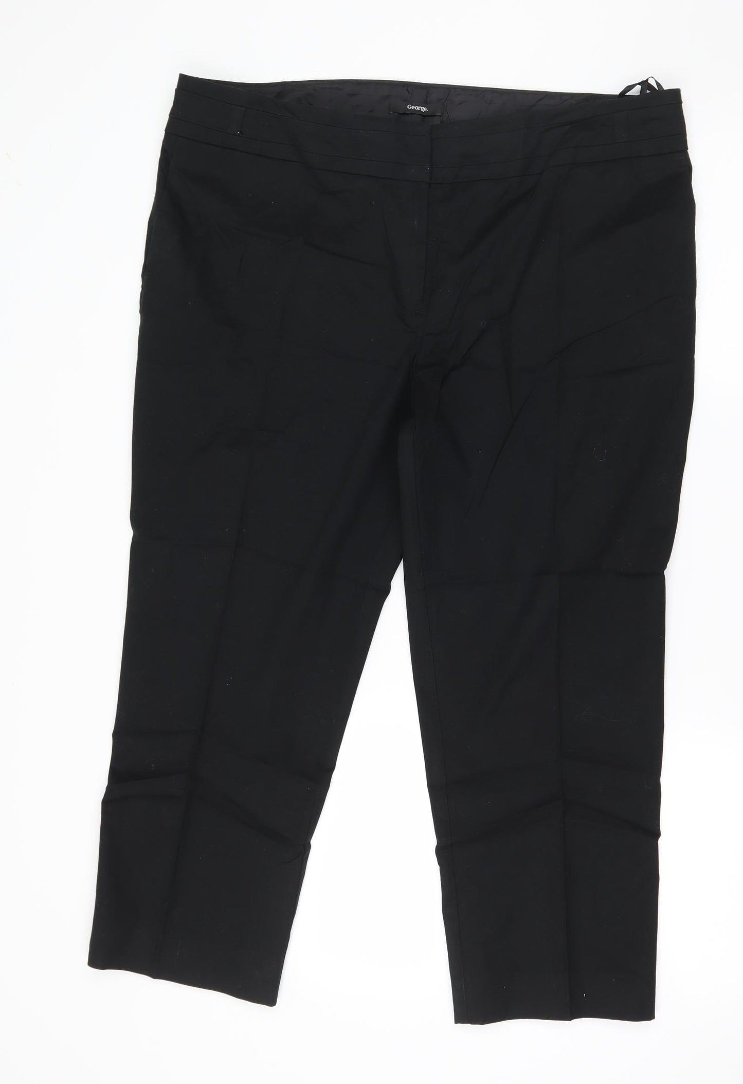 George Womens Black   Trousers  Size 18 L24 in