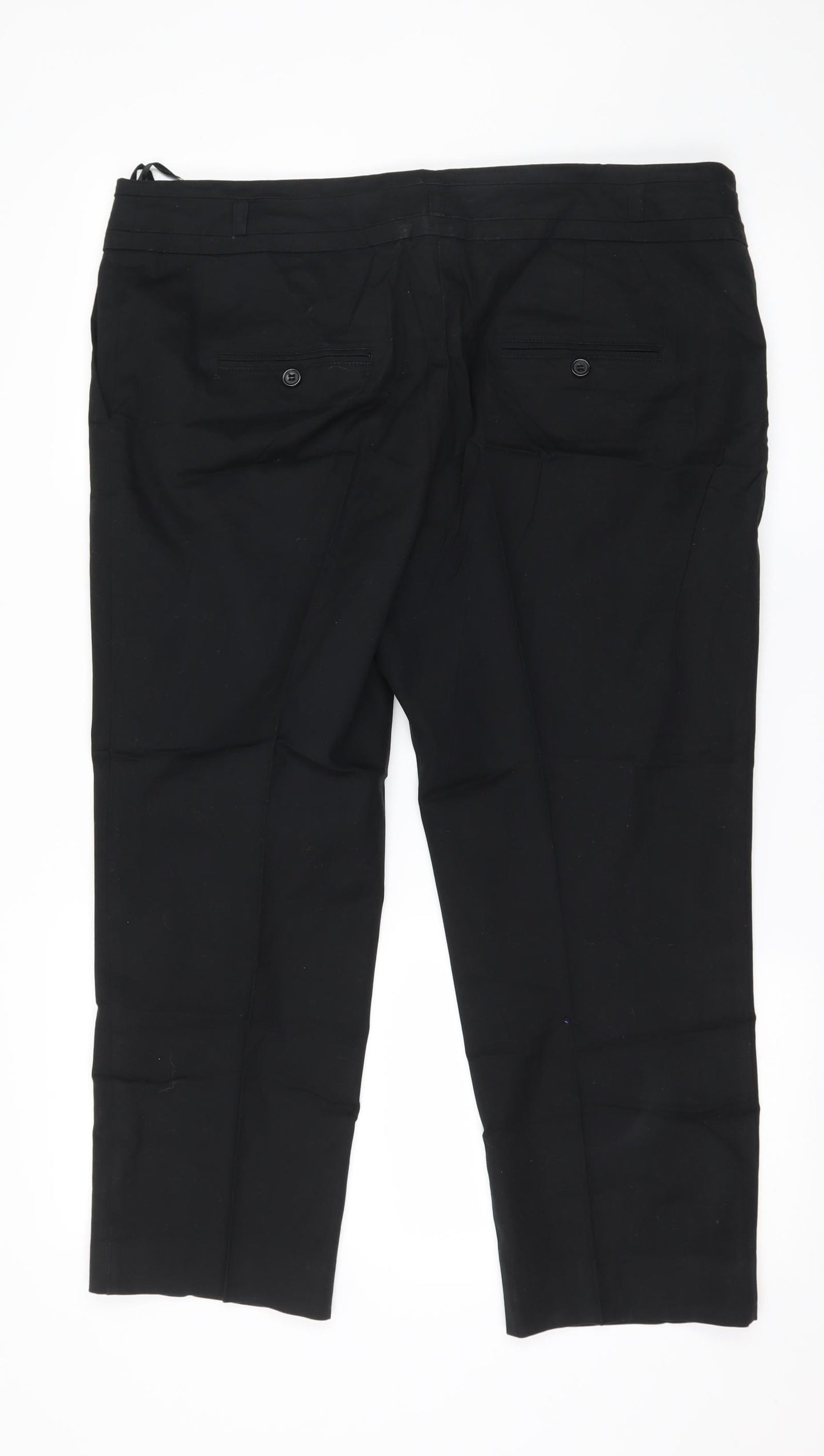 George Womens Black   Trousers  Size 18 L24 in