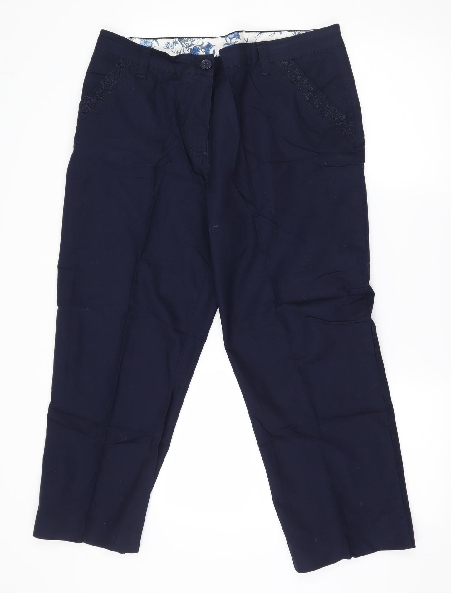 George Womens Blue   Trousers  Size 16 L25 in