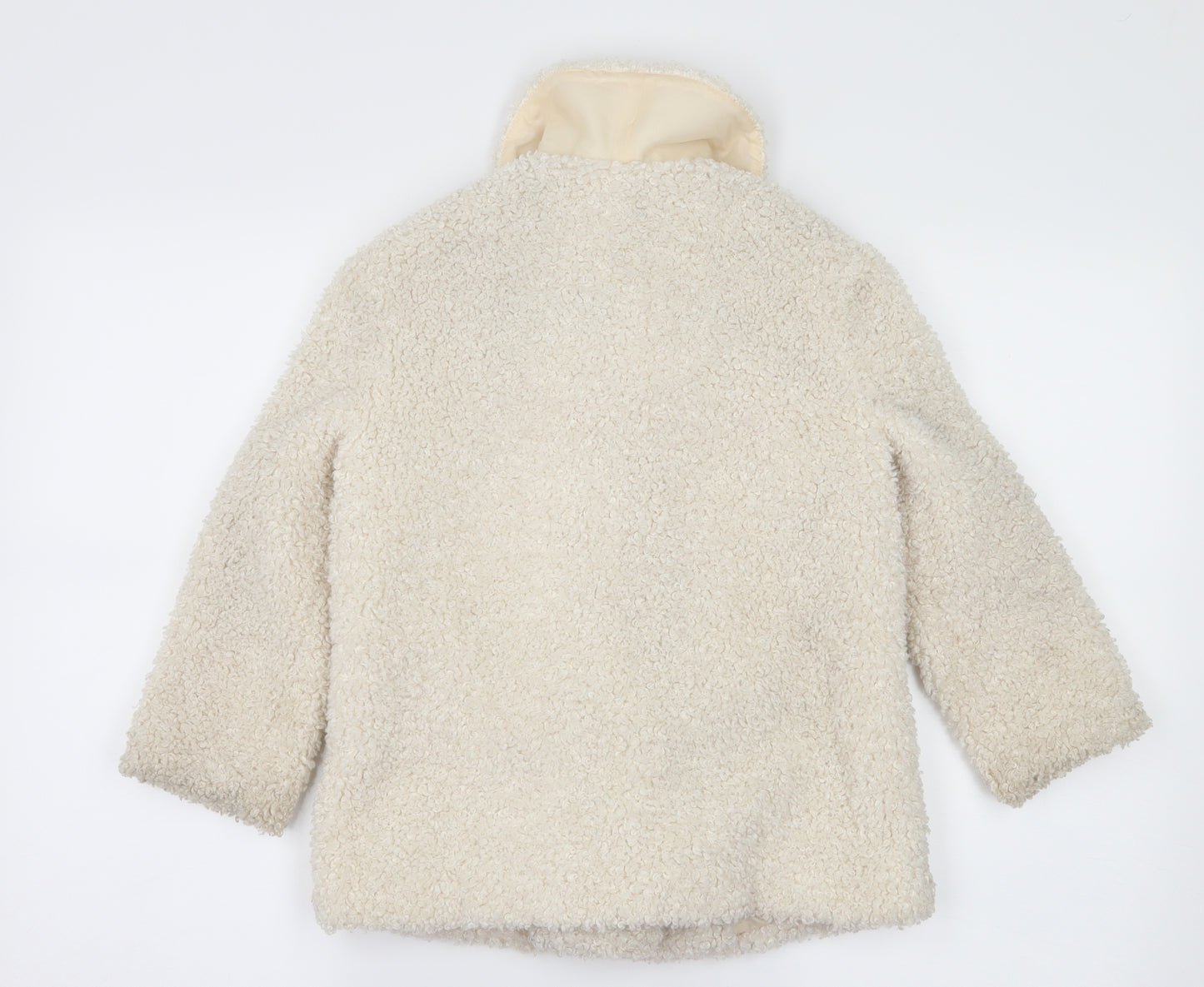 F&F Girls Ivory   Jacket Coat Size 6-7 Years