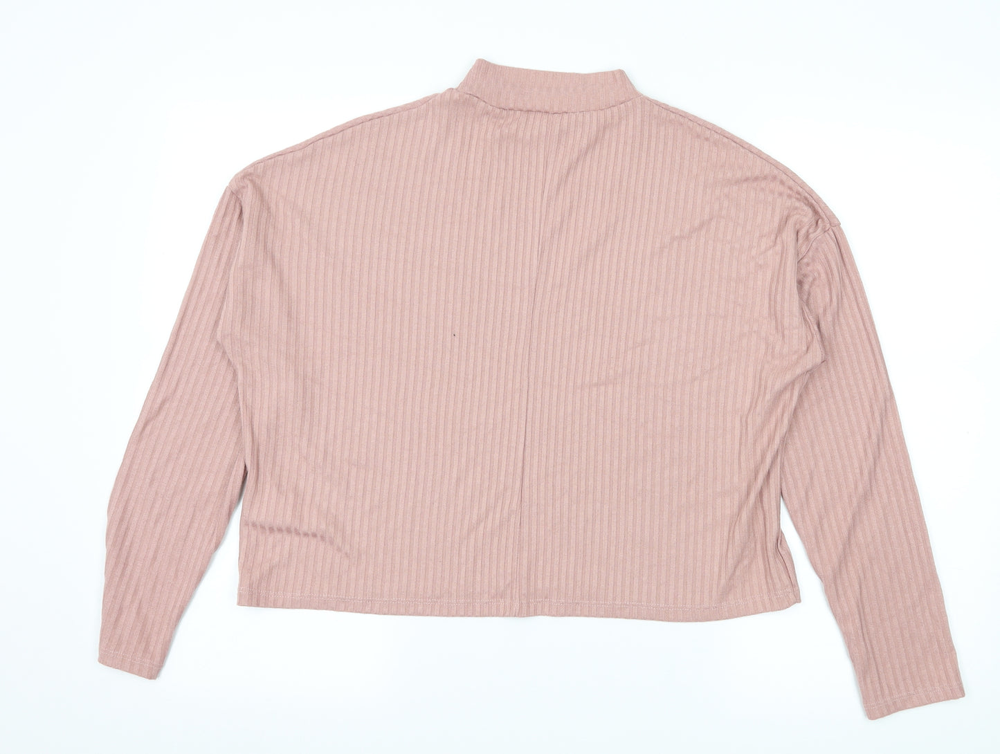 Stradivarius Womens Pink  Jersey Basic T-Shirt Size M