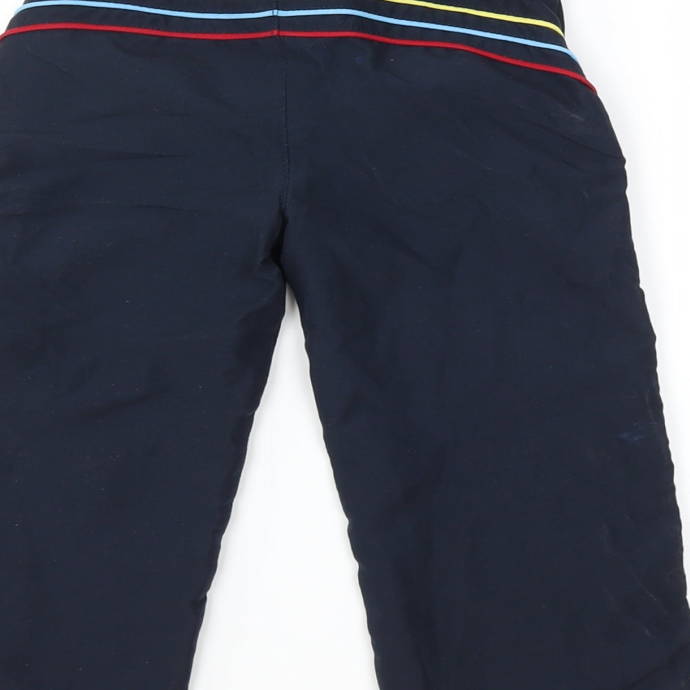 George Boys Blue Striped  Sweatpants Trousers Size 3 Years