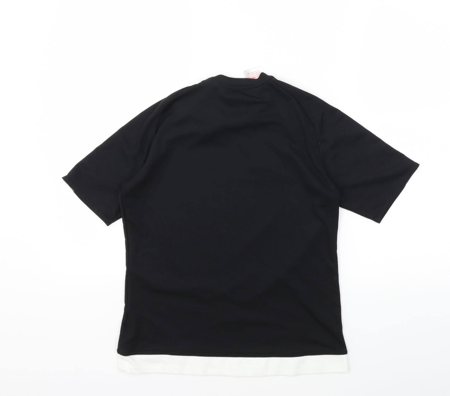 adidas Boys Black   Basic T-Shirt Size 13-14 Years