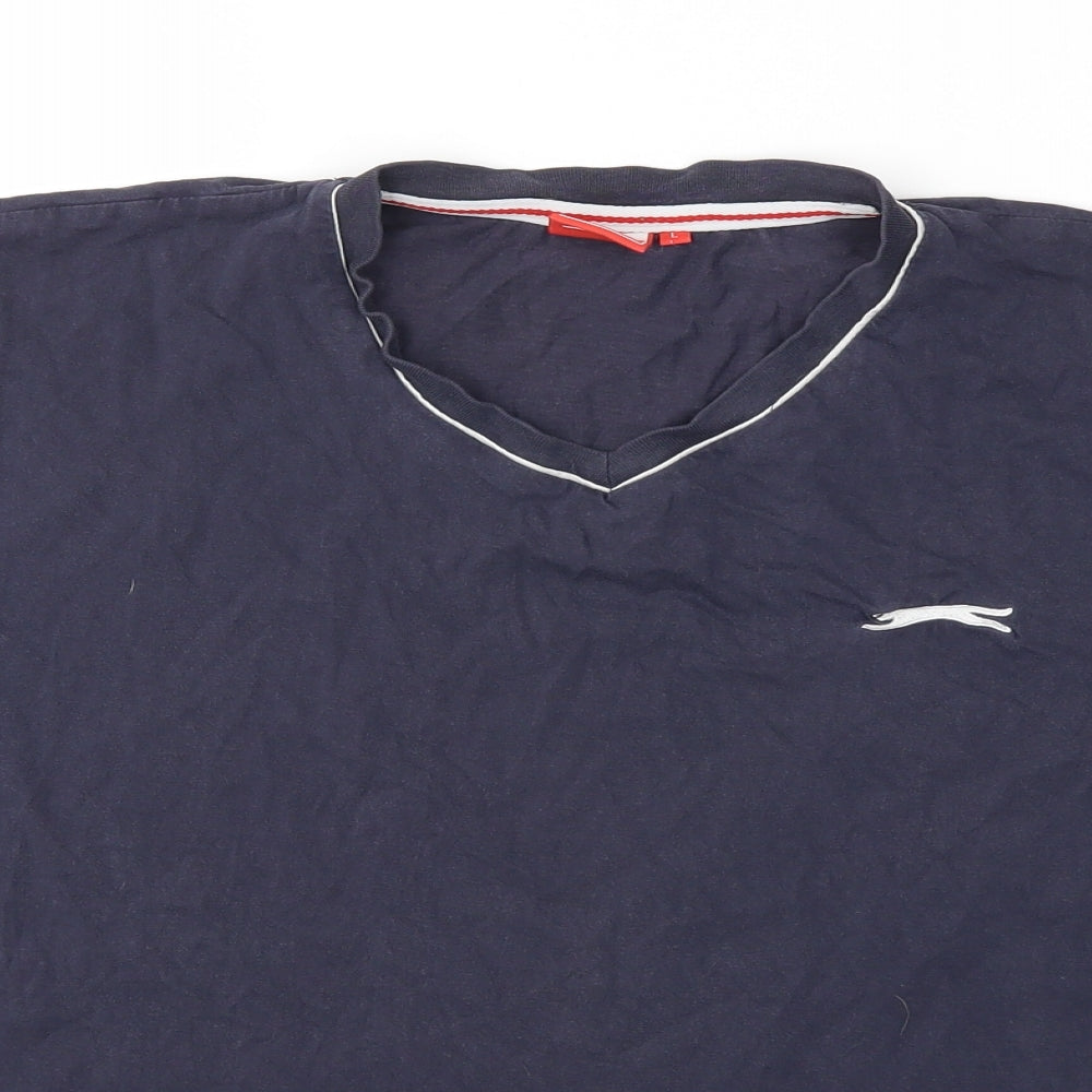 Slazenger Mens Blue    T-Shirt Size L