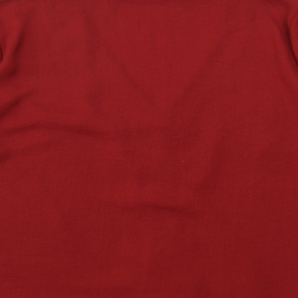 George Womens Red   Basic Blouse Size 14
