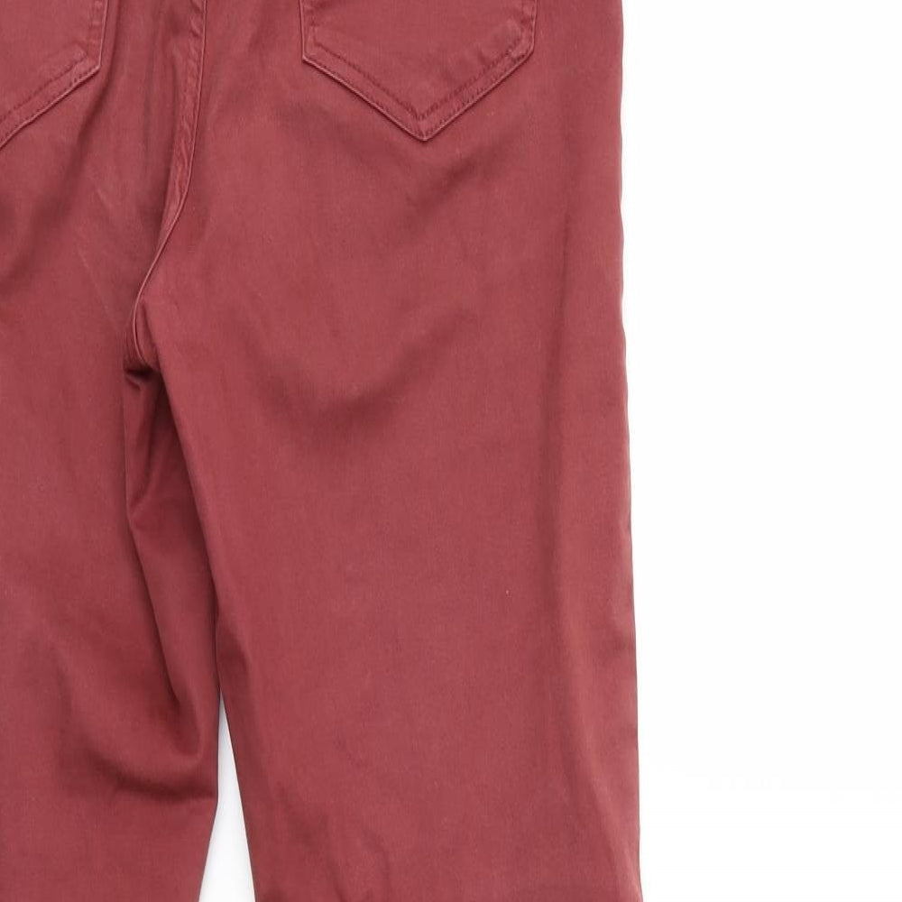 George Womens Red  Denim Skinny Jeans Size 12 L29 in