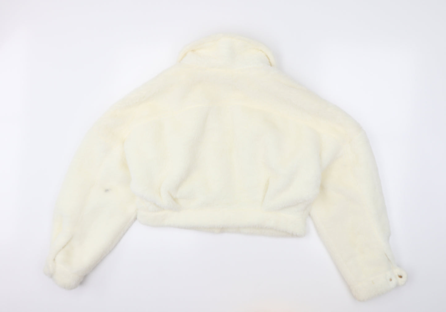 PRETTYLITTLETHING Womens Beige   Jacket Coat Size 10