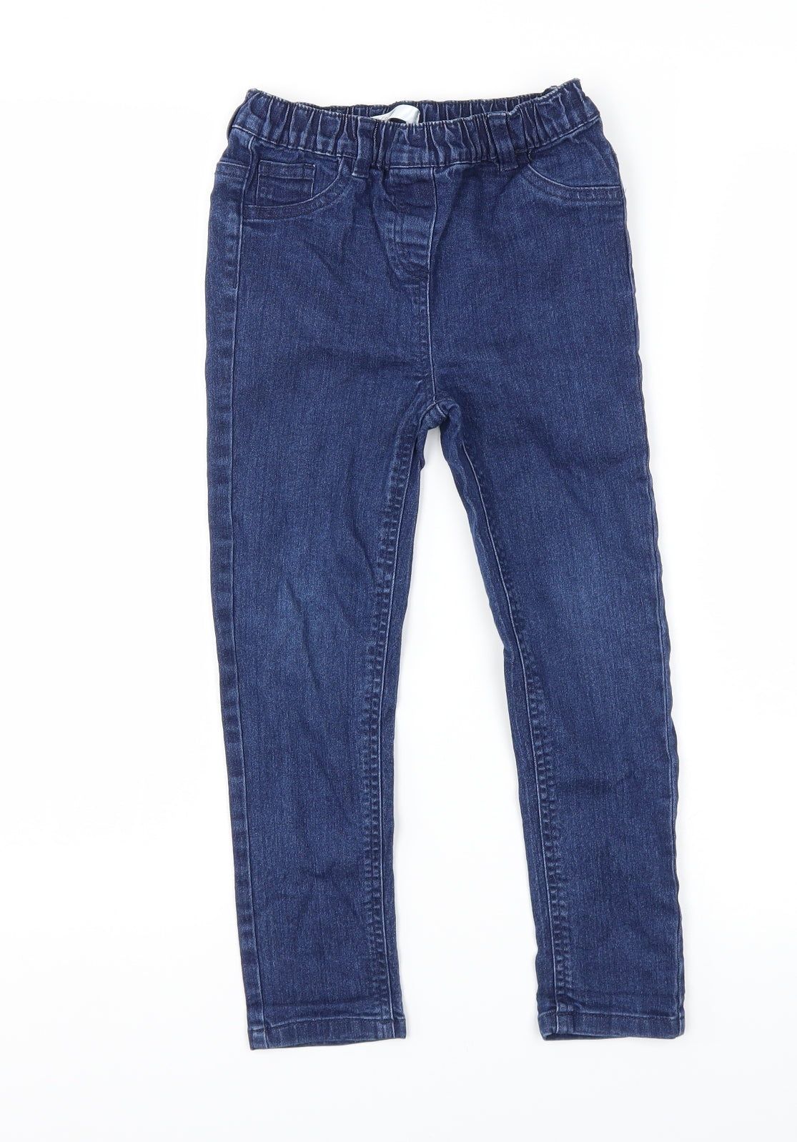 M&Co Girls Blue  Denim Skinny Jeans Size 6-7 Years
