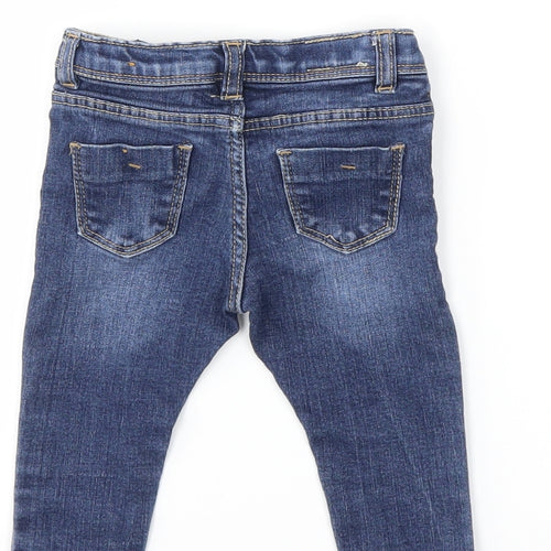 Zara Baby Blue  Denim Snow Pants Jeans Size 9 Months