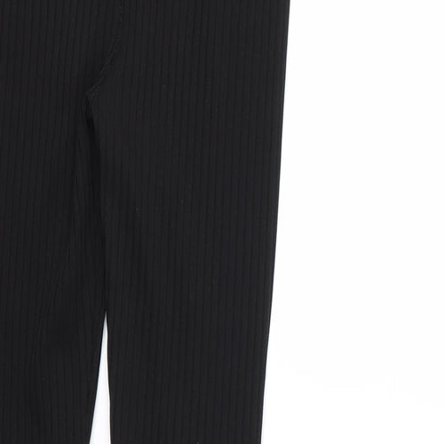 Preworn Womens Black   Pedal Pusher Leggings Size 26 in L32 in