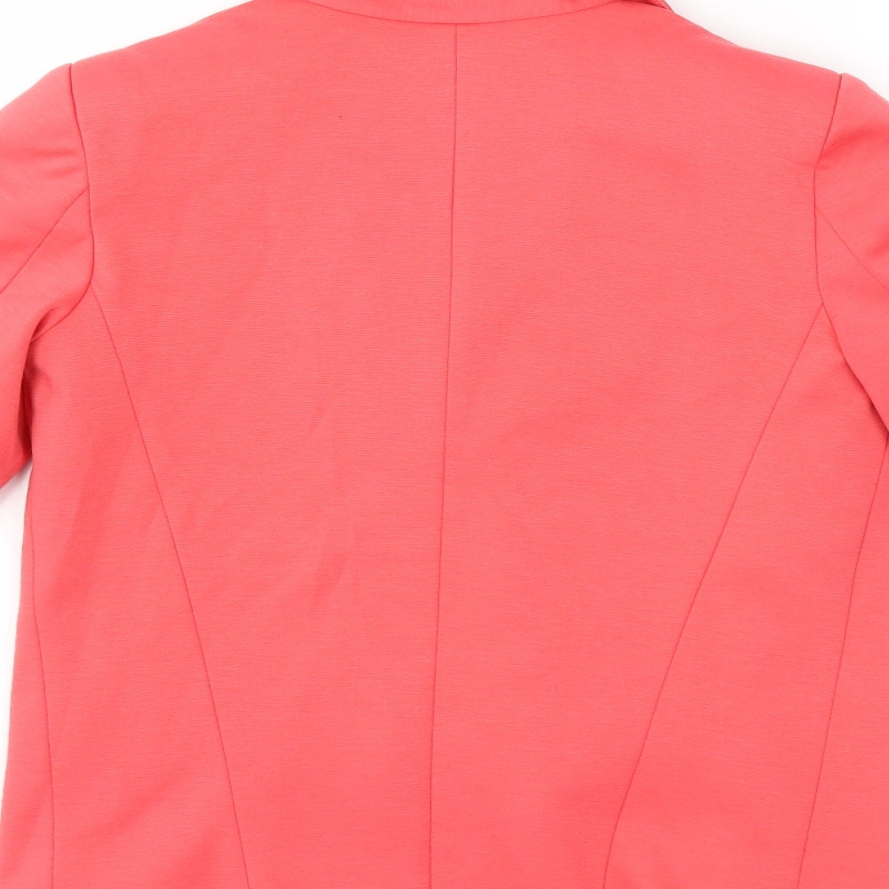 INBDUE Womens Pink   Jacket Blazer Size 6