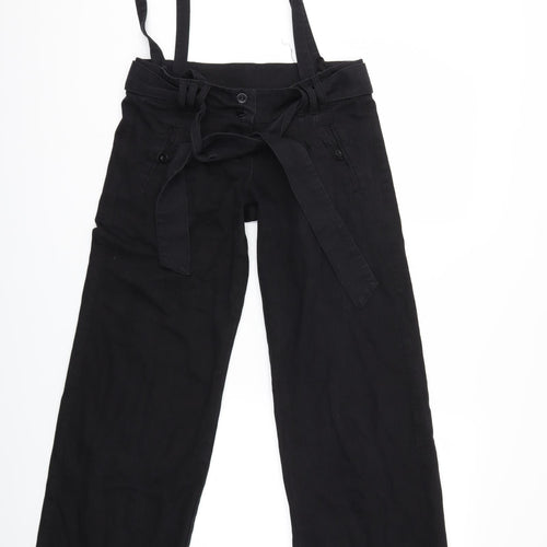 Urban Behavior Womens Black   Windbreaker Trousers Size 8 L30 in