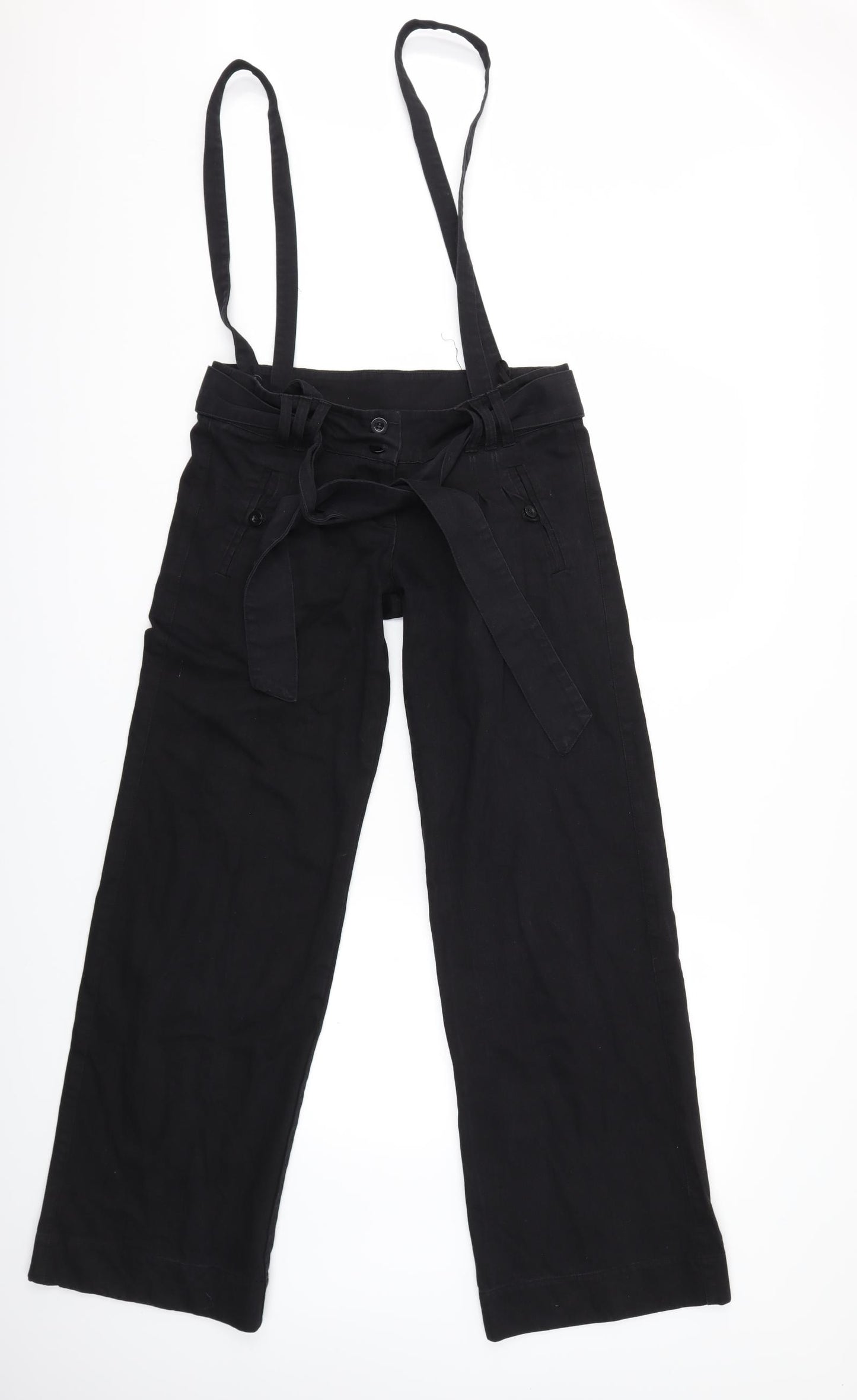 Urban Behavior Womens Black   Windbreaker Trousers Size 8 L30 in