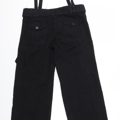 Urban Behavior Womens Black   Windbreaker Trousers Size 8 L30 in