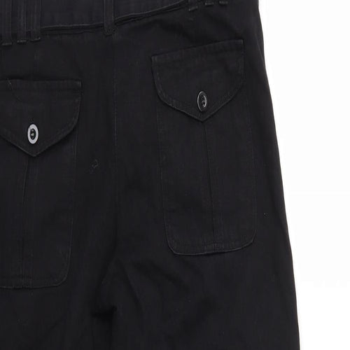 Urban Behavior Womens Black   Windbreaker Trousers Size 8 L30 in