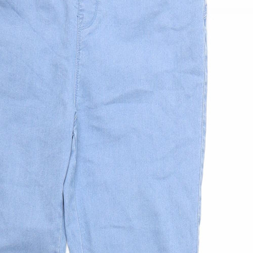 Denim & Co. Womens Blue  Denim Skinny Jeans Size 14 L29 in