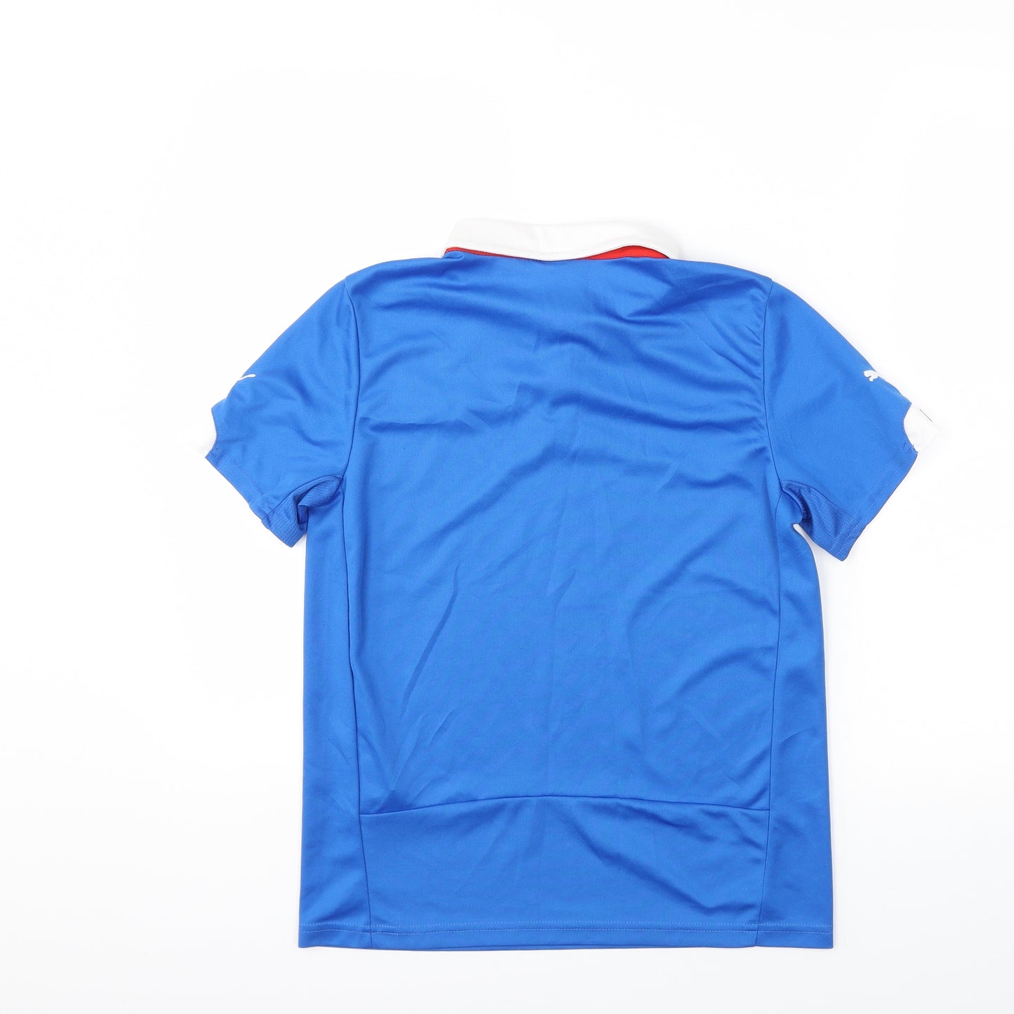 PUMA Boys Blue   Basic T-Shirt Size 12 Years  - Rangers FC