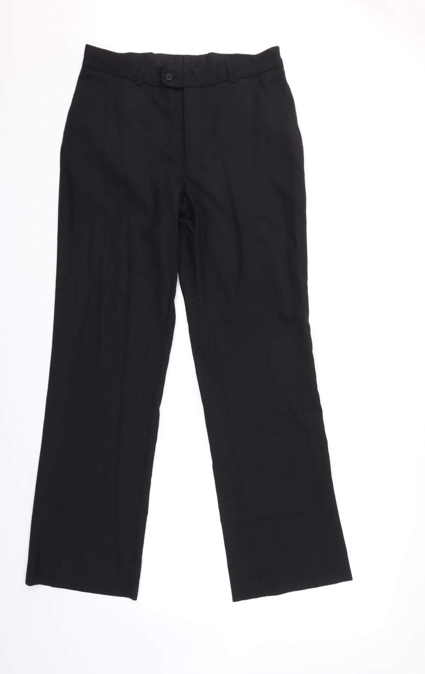 Preworn Mens Black   Trousers  Size 34 in L31 in