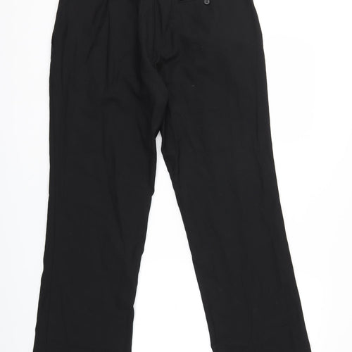 Preworn Mens Black   Trousers  Size 34 in L31 in