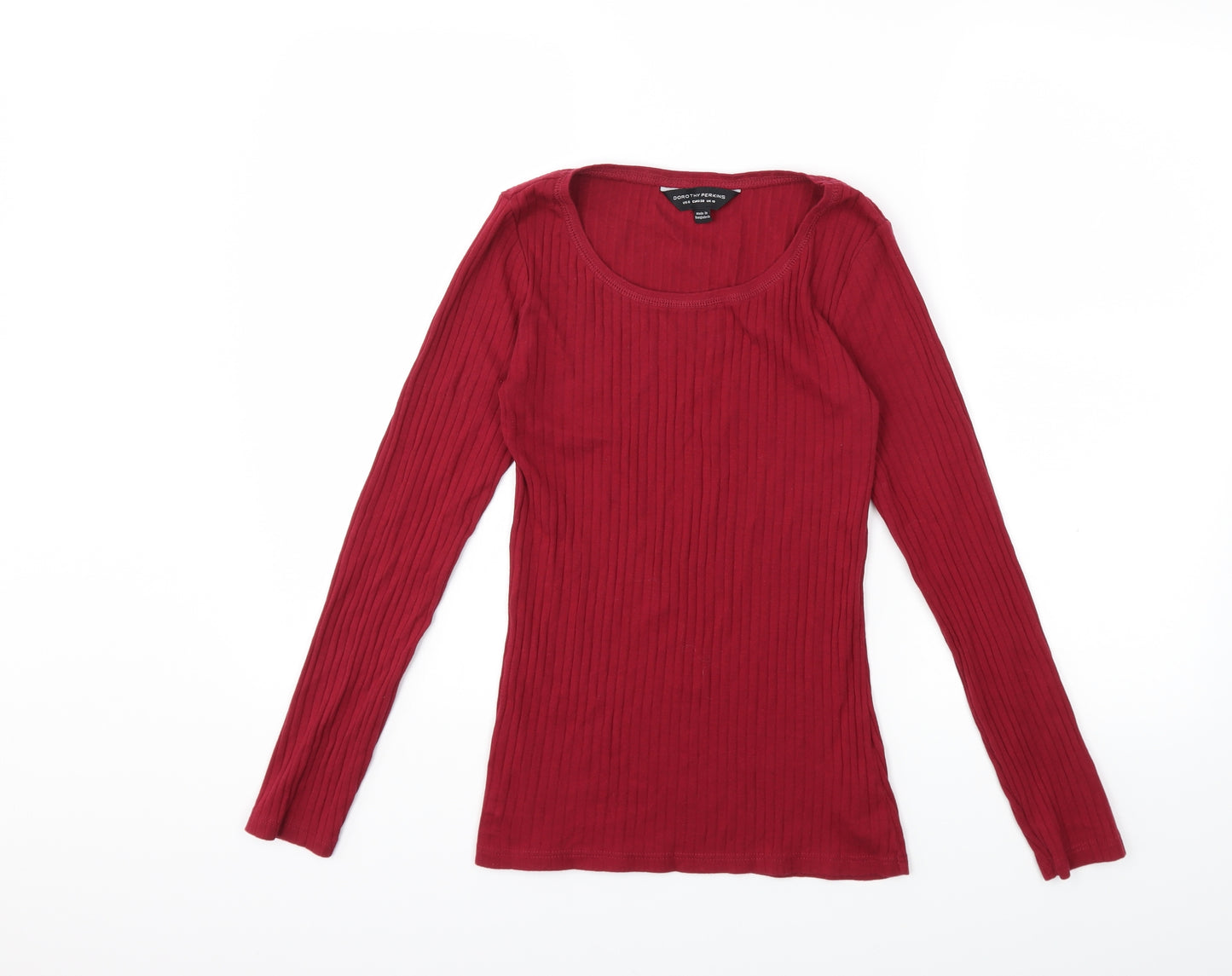 Dorothy Perkins Womens Red   Basic T-Shirt Size 10