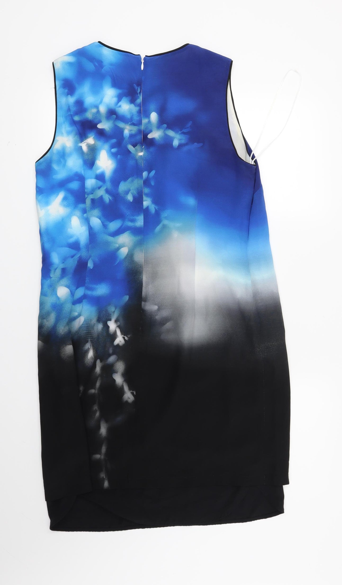 Damsel in a Dress Womens Blue Geometric  Shift  Size 12