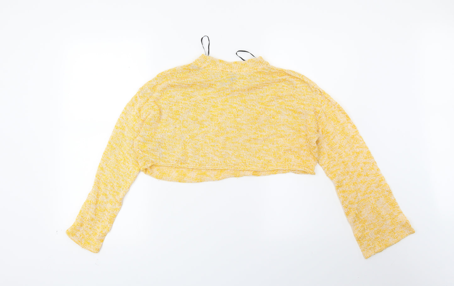 H&M Womens Yellow   Pullover Jumper Size XS