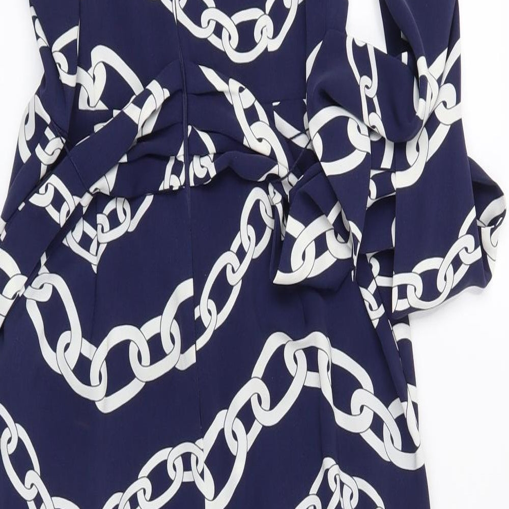 Warehouse Womens Blue   Jumpsuit One-Piece Size 10