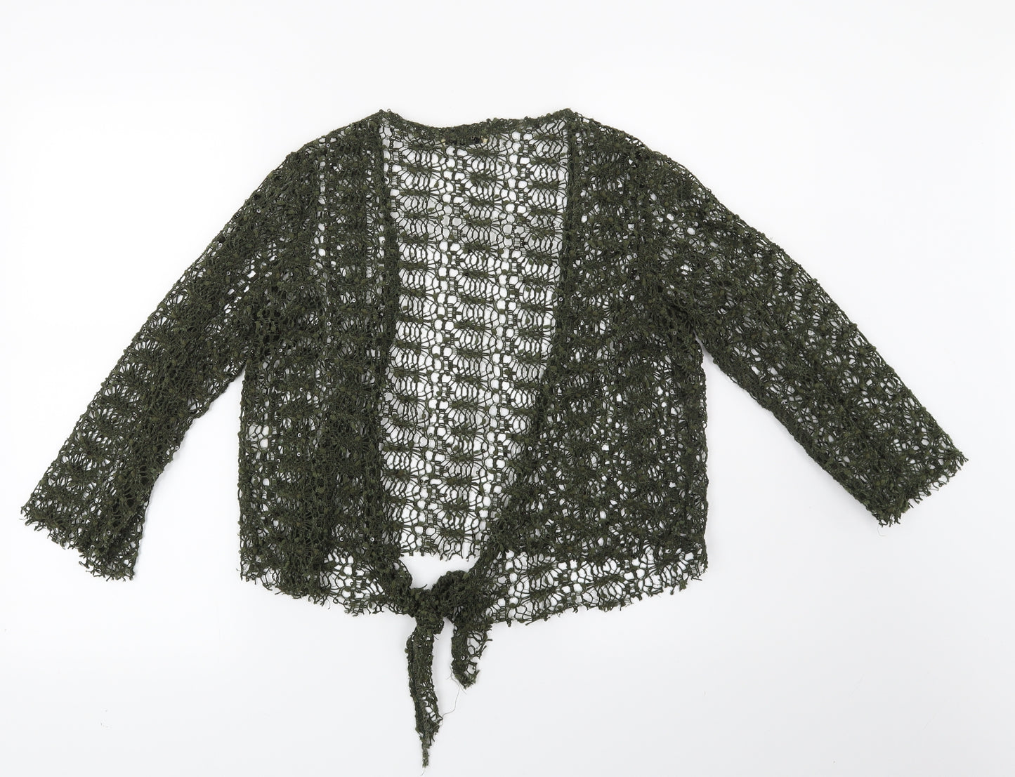 Preworn Womens Green   Shrug Jumper Size 10