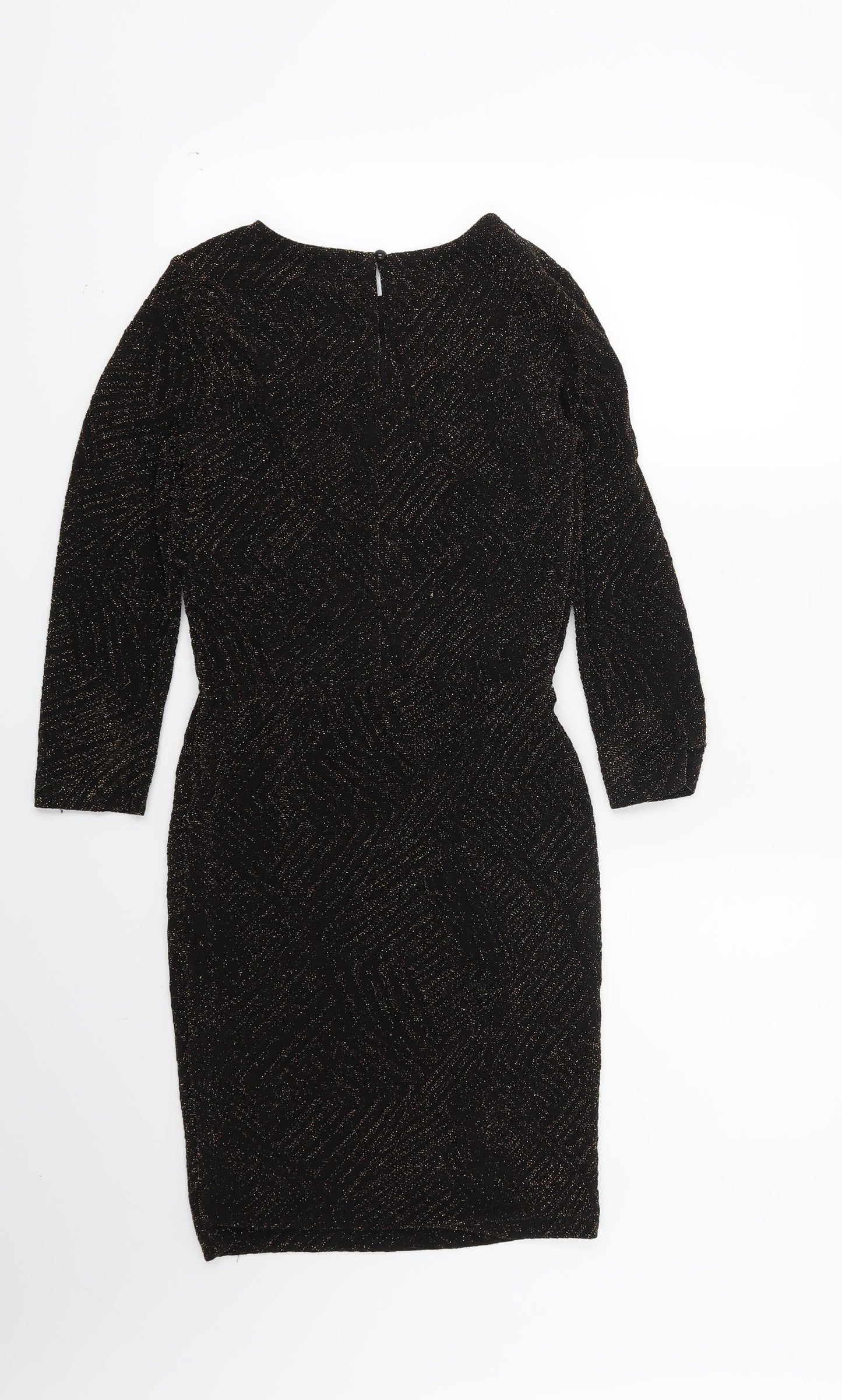 New Look Womens Black Geometric  Shift  Size 8