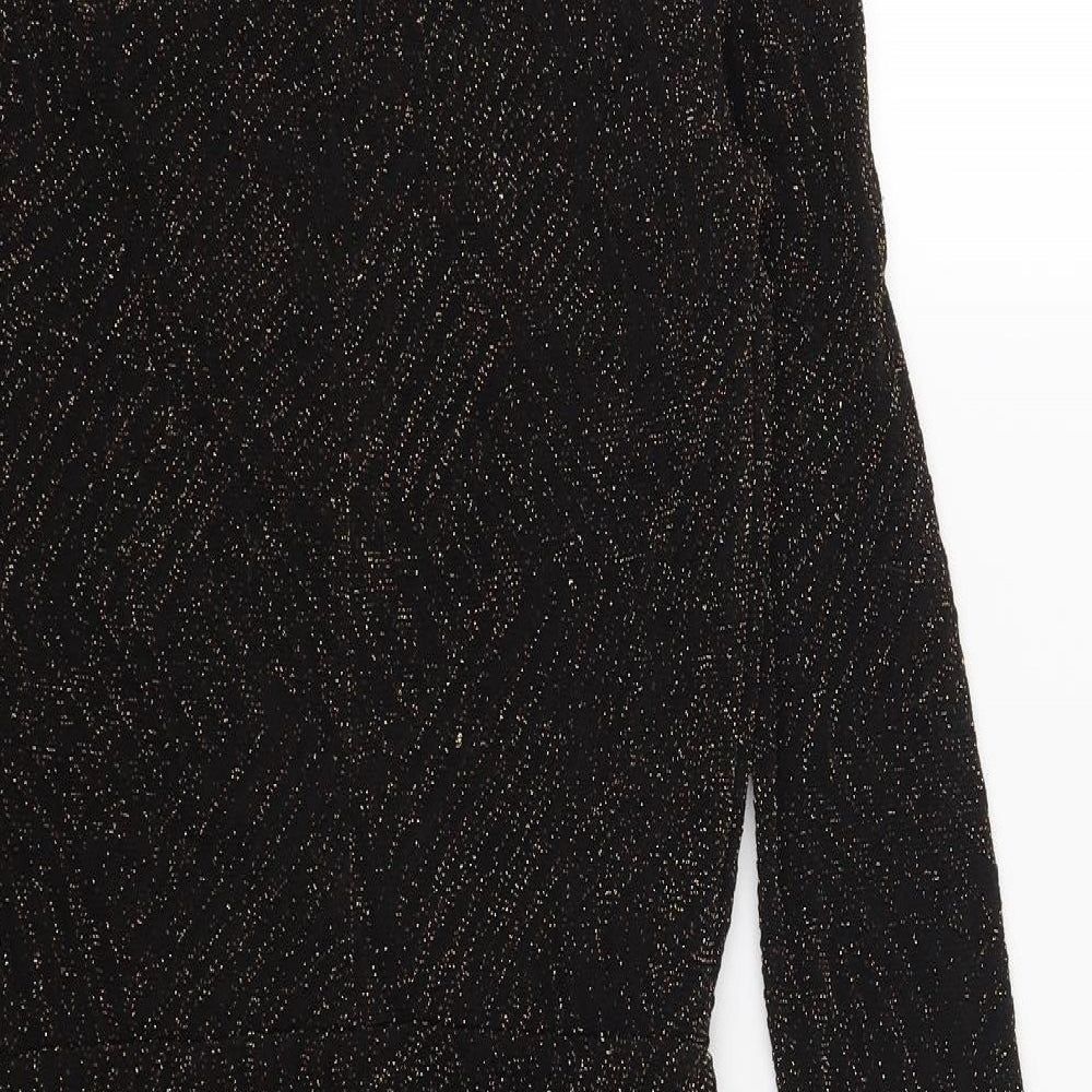 New Look Womens Black Geometric  Shift  Size 8