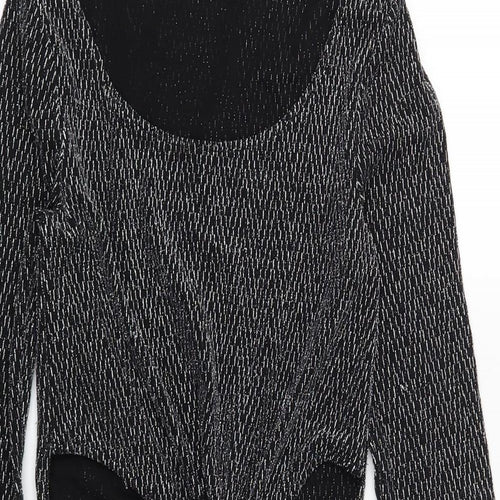 H&M Womens Black Geometric  Shift  Size XS