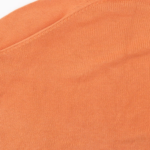 GolleHaug Womens Orange   Pullover Jumper Size 12  - smiley face