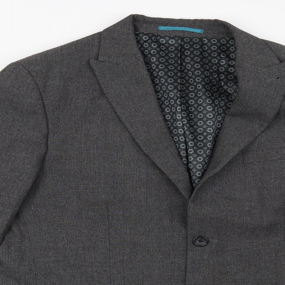 Preworn Mens Grey   Jacket Suit Jacket Size 42
